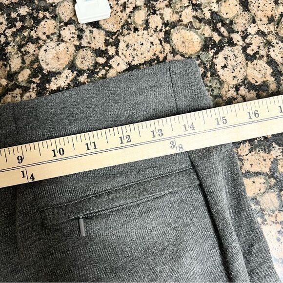 Athleta Sienna Side Zip High Rise Flare Leg Knit Pant Gray Size 6 - Picture 4 of 7